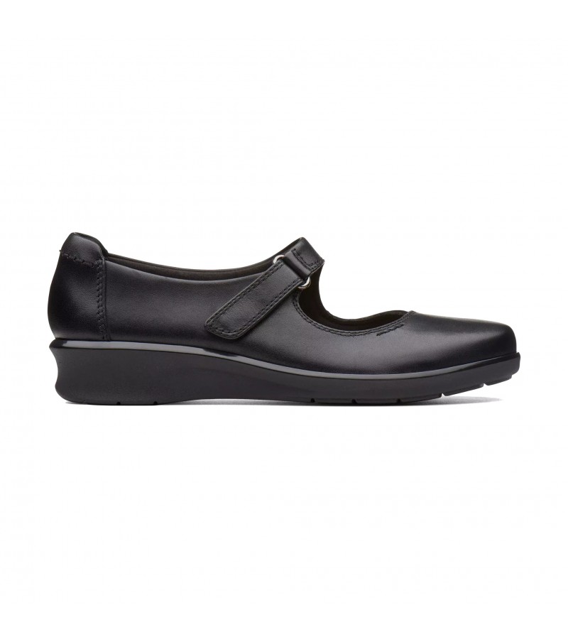 Clarks - Hope Henley Black Leather